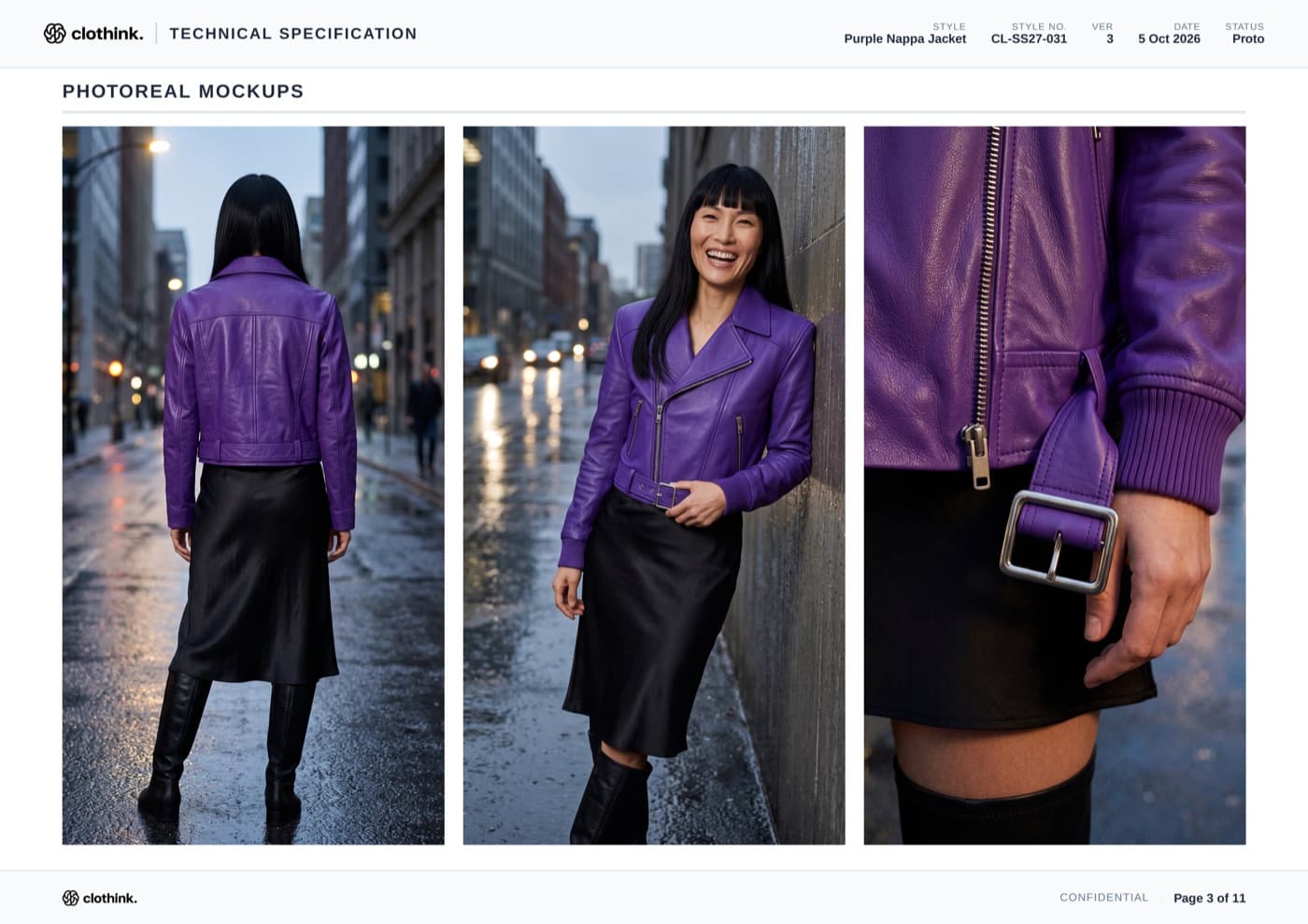 Photoreal mockups page